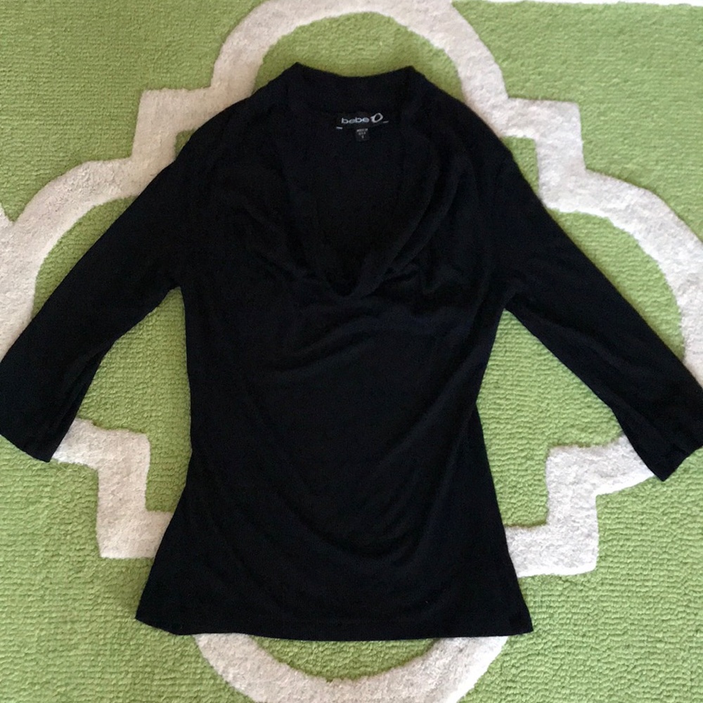Bebe Cowl Neck Blouse